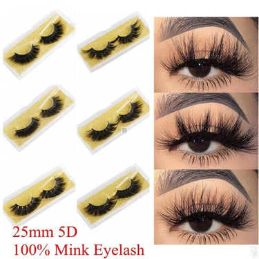 Handmade Fluffy Mink Eyelashes